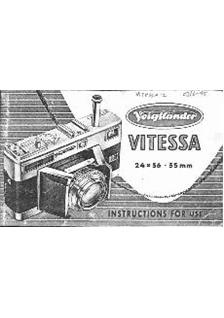 Voigtlander Vitessa manual. Camera Instructions.